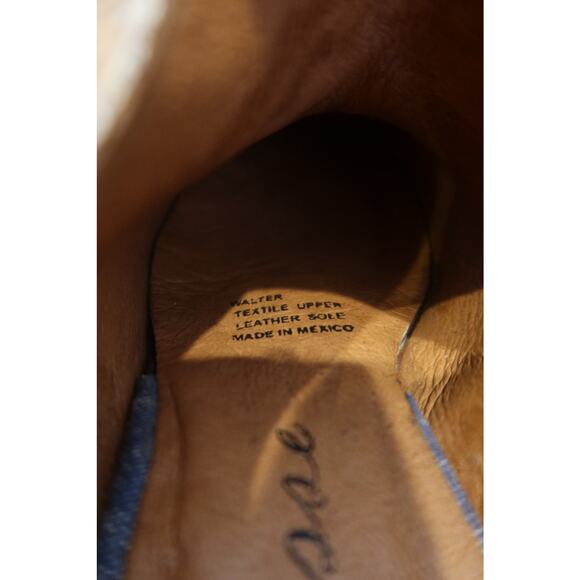 Matisse Walter Denim Blue Southwest Mules Women's Size 8 - Picture 5 of 7